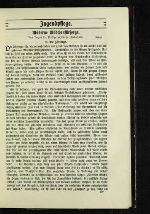 Moderne Mädchenfürsorge : Schluß