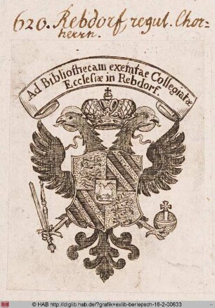 Wappen der regulierten Augustiner-Chorherren-Pralatur im Altmuhlthale zu Rebdorf