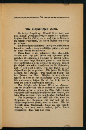 39-55, Die masurischen Seen - Heimkehr