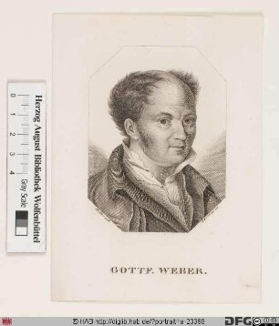Bildnis (Jacob) Gottfried Weber