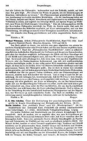368, Michael Wittmann. Ethik. 1923
