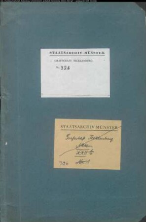 Abschriften von Lehnbriefen bzw. Lehnregister der Herrlichkeit Linnep