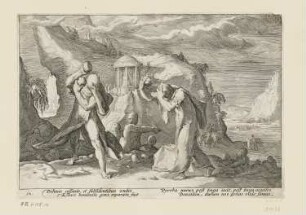 Deukalion und Pyrrha, Blatt 12 der Folge "Ovids Metamorphosen Buch I"