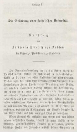52-61 Die Gründung einer katholischen Universität
