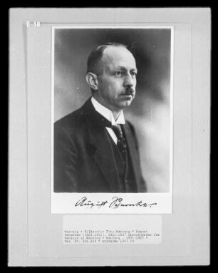 August Scharnke (1885-1931), 1921-1927 Privatdozent der Medizin in Marburg