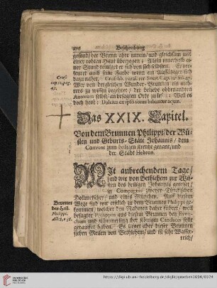Das XXIX. Capitel