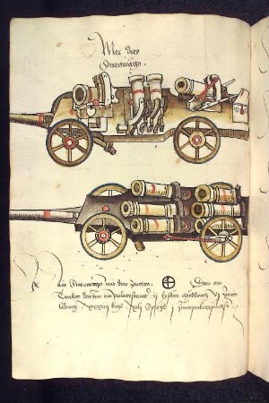 Streitwagen mit Büchsen