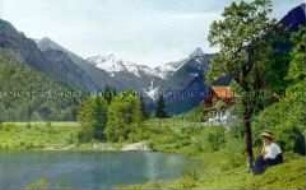 Blick auf den Christlessee bei Oberstdorf