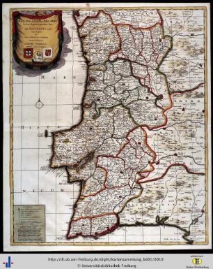 Corona Portugalliae et Algarbiae, veteris Hispaniae quondam pars, quae Lusitania audiit …