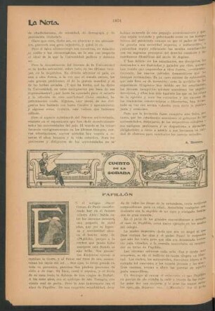 Cuento de la semana : Papillón