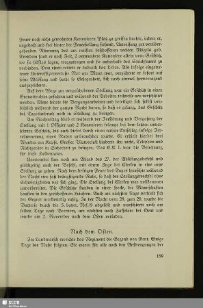 Nach dem Osten