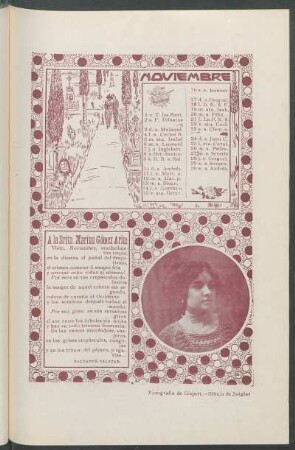 [Noviembre.] [Poesía] : A la Srita. Marina Gómez Arias.