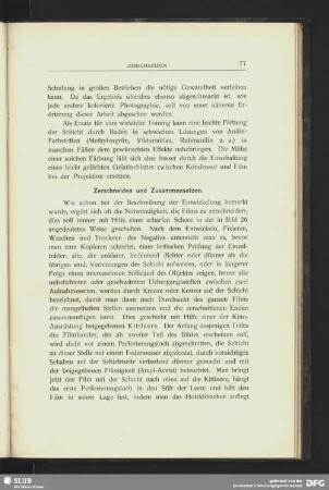 Zerschneiden und Zusammensetzen