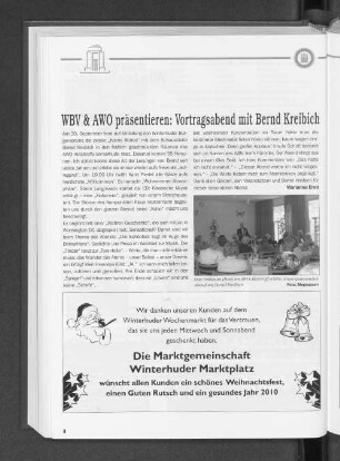 WBV & AWO präsentieren: Vortragsabend mit Bernd Kreibich