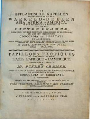 De Uitlandsche Kapellen : voorkomende in de drie Waereld-Deelen Asia, Africa en America, 3[,1]. Beschryving van plaat CXCIII-CCLXXXVIII