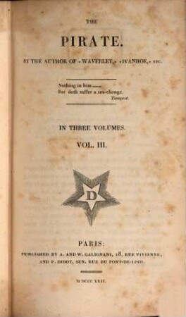 The Pirate : in three volumes, 3