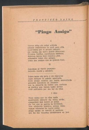 "Pingo amigo"
