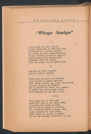 "Pingo amigo"