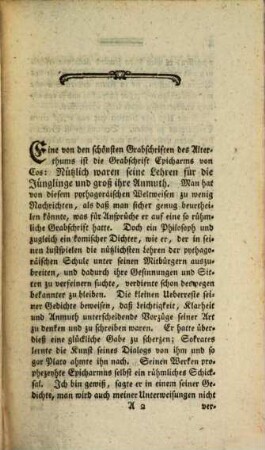 Christian Fürchtegott Gellerts Leben