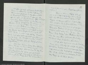 Brief von Harry Schewe an Alfred Wirth