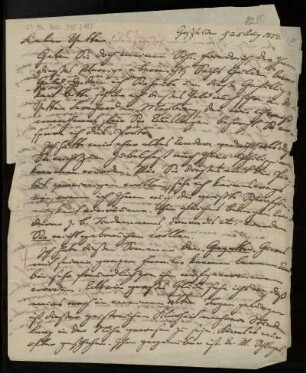 Brief von Johann Heinrich Christian Bang an Friedrich Creuzer