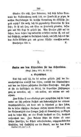 Buntes aus dem Lehrerleben für das Lehrerleben