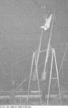 Dresden, Gastspiel des Zirkus Aeros, Juni 1955