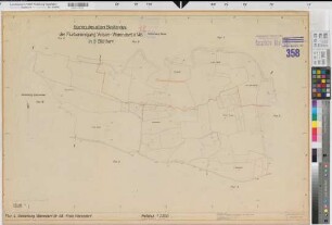 Warendorf (Warendorf), Flurbereinigung Velsen-Warendorf, Bl. 1 alter Bestand Flur 4