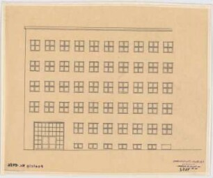 Haus des Rundfunks, Berlin-Charlottenburg: Teilansicht 1:100
