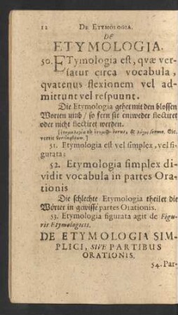 De Etymologia.