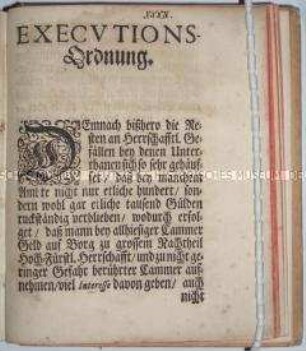 Exekutionsordnung von 1716