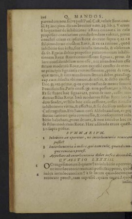 Quaestio LXXXIII. - CVIII.