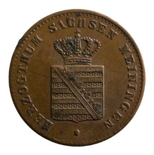 Münze, Pfennig, 1863