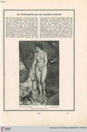 Die Winterausstellung der Berliner Secession