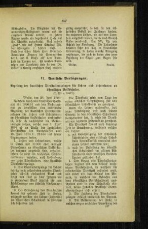 Regelung der staatlichen Dienstalterszulagen für Lehrer und Lehrerinnen an öffentlichen Volksschulen