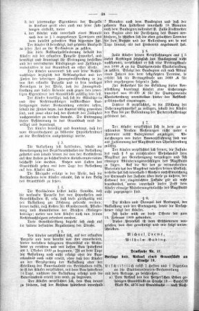 In nicht öffendlicher Sitzung (16,17), 20. Januar 1909