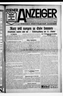 Essener Anzeiger. 1919-1940