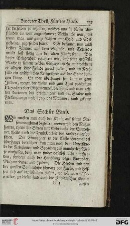 [Sechstes bis Zehendes Buch]