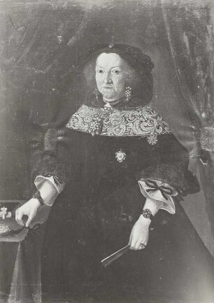 Bildnis der Magdalene Sibylle von Sachsen-Altenburg, Tochter Johann Georgs I. (1617-1668)