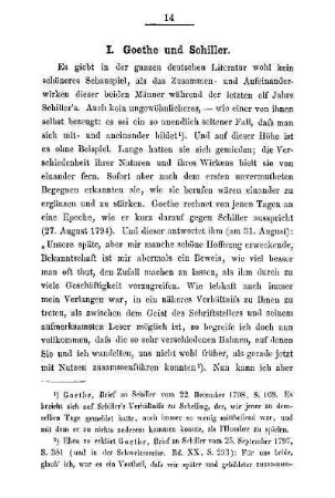 1. Ihr Verhältnis zu einander