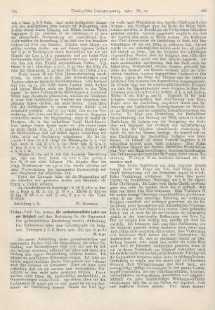 259-264 [Rezension] Titius, Arthur, Die neutestamentliche Lehre von der Seligkeit und ihre Bedeutung für die Gegenwart. 2. Abth