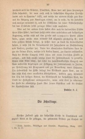 50-71 Die Schulfrage