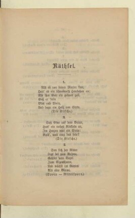 Räthsel.