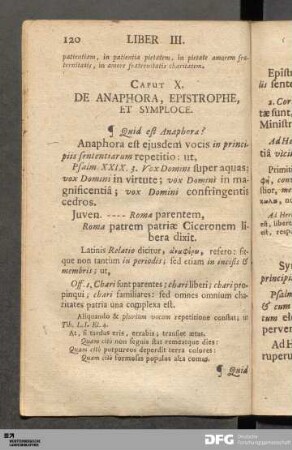 Caput X. De Anaphora, Epistrophe, Et Symploce.