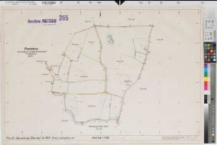 Olfen (Olfen), Umlegung Olfen-Rechede, Planabdruck Flur 33