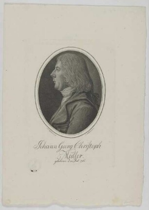 Bildnis des Johann Georg Christoph Müller
