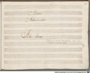 Didone abbandonata - BSB Mus.ms. 207 : Didone Abbandonata // Atto Primo // [spine title:] DIDONE // ABBANDONATA // ATTA[!] I.