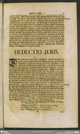Deductio Juris