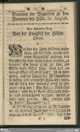 Der siebende Tag. Von der Ewigkeit der Höllen-Quaal