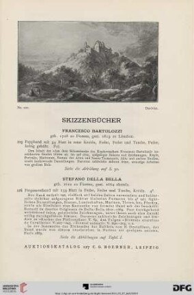 Skizzenbücher (Nr. 115-140)